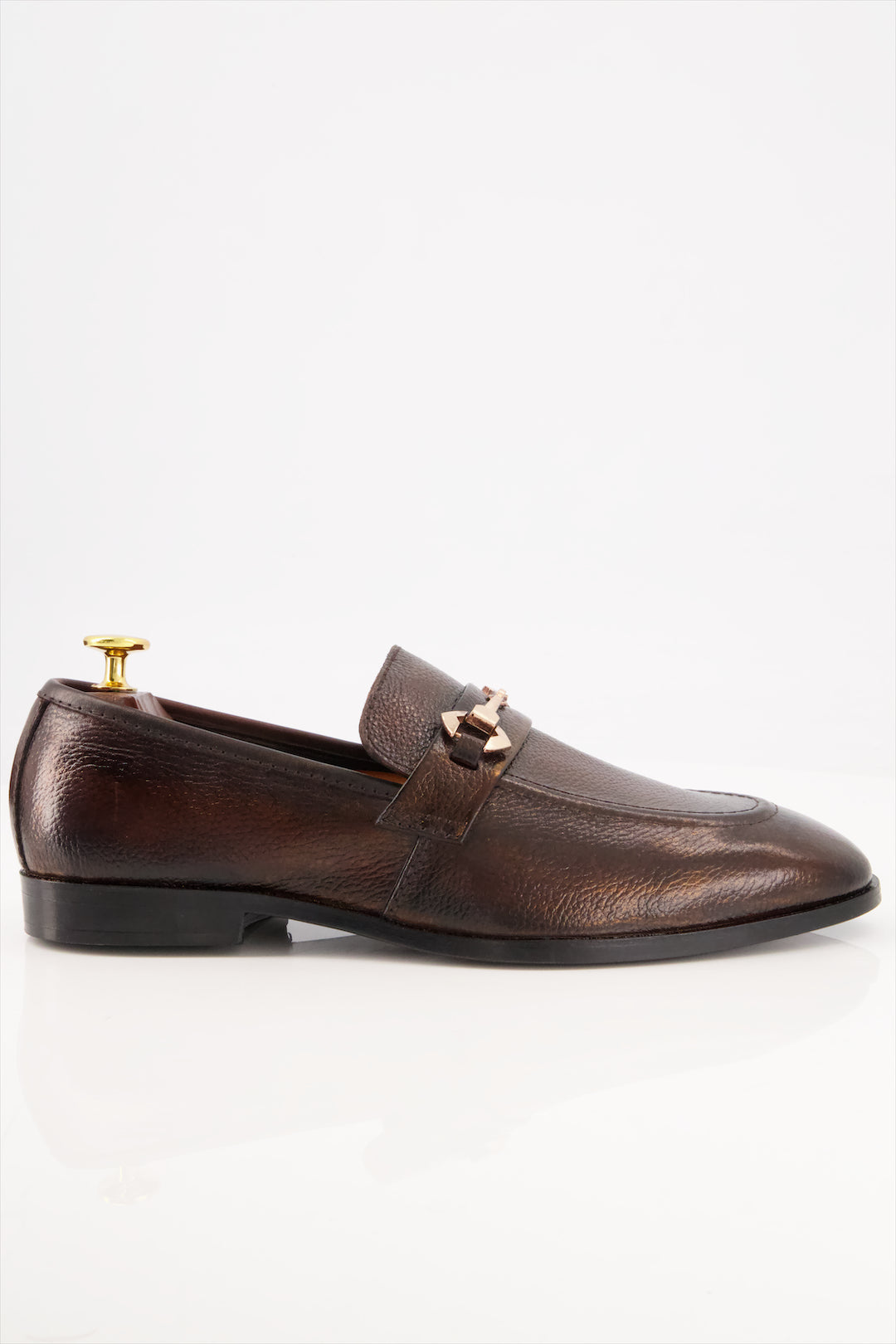 Monarch Buckle Loafers - Premium Leather Dress Shoes