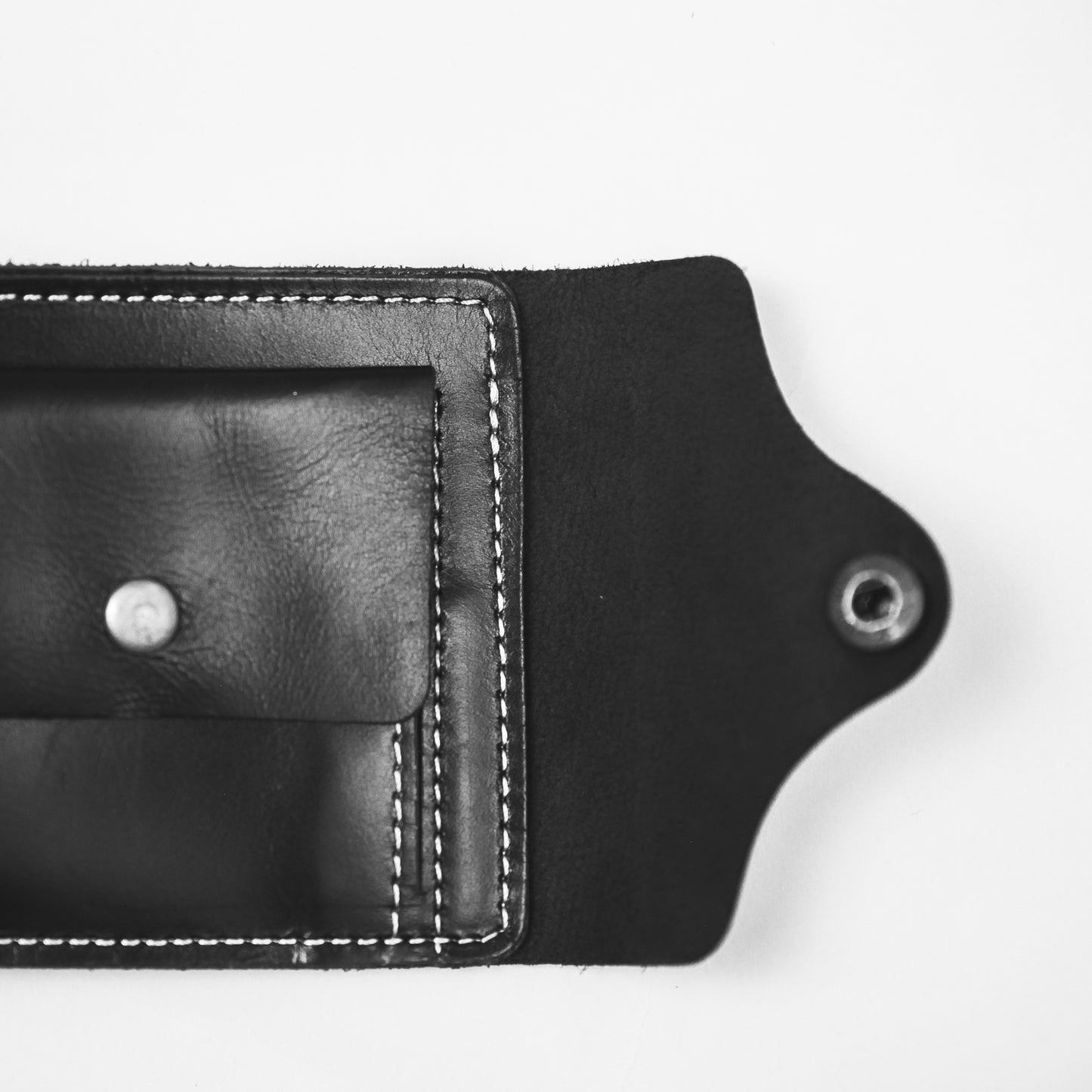 Bifold Safe Leather Wallet | Black