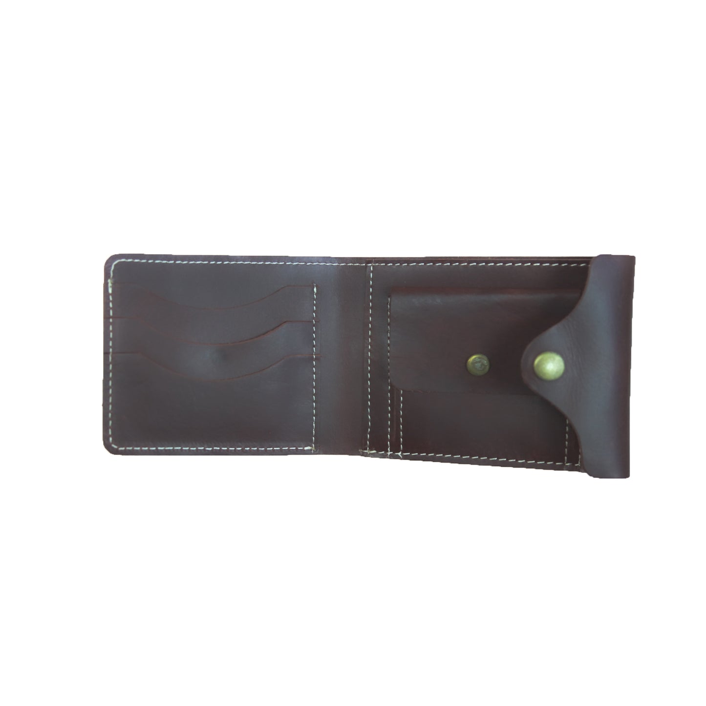 Bifold Safe Leather Wallet | Brown