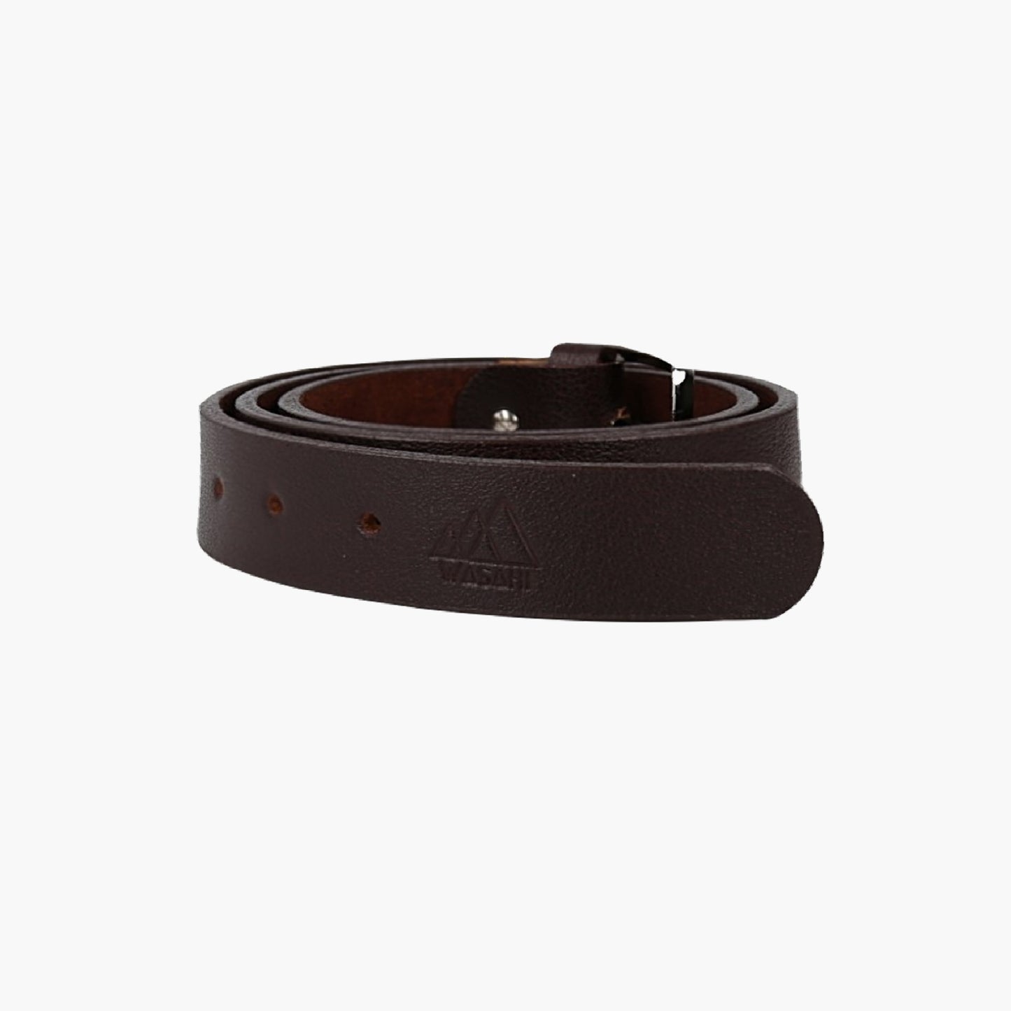 The One® Slim Leather Belt - Brown