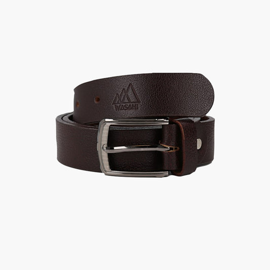 The One® Slim Leather Belt - Brown